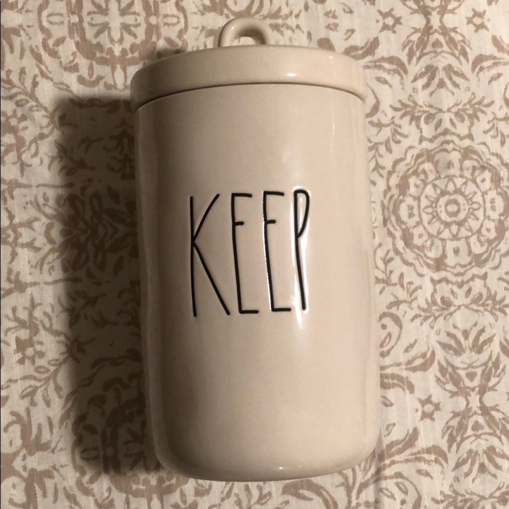 Rae Dunn canister (KEEP)